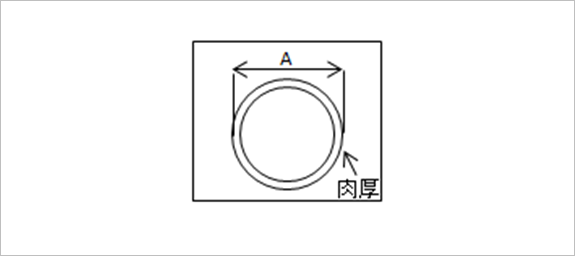 ⑥丸パイプ